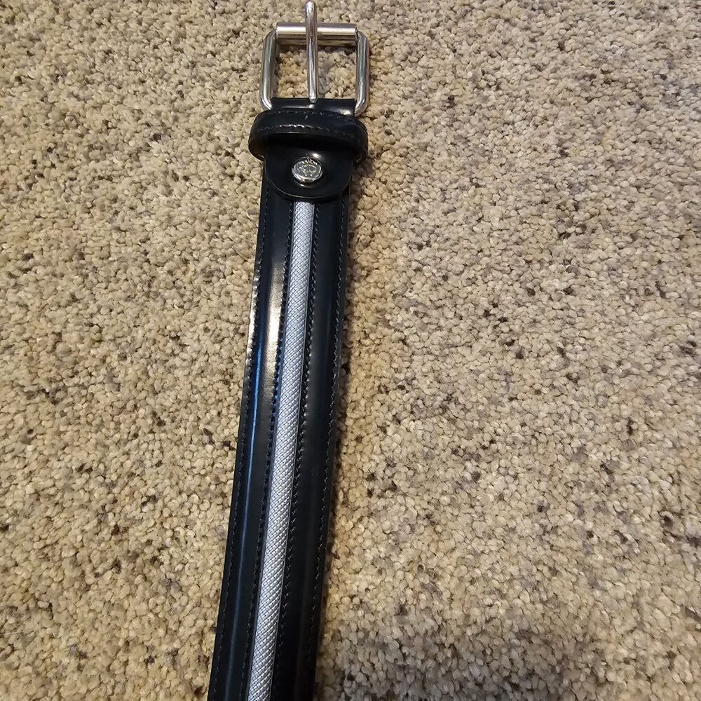 Brooks Brother dark blue leather belt